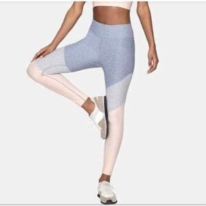 Outdoor Voices 7/8 Springs Leggings Tri-color Greys & Tans Size Medium